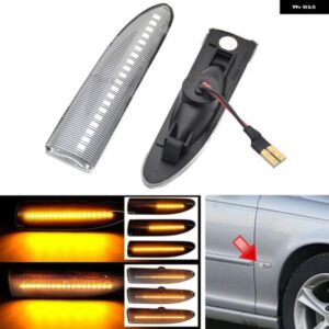 ジャガー LED ダイナミックウィンカー ライトサイドマーカーフェンダーウインカー インジケータランプ X-TYPE 37438-2009