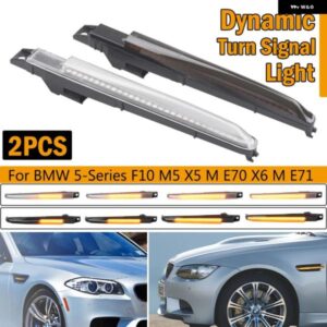 BMW 2個 5シリーズ F10 M5 E70 E71 X5 X6 M クーペ E82 LED ダイナミックサイド マーカーライト ウィンカー ウインカーランプ 51654805796