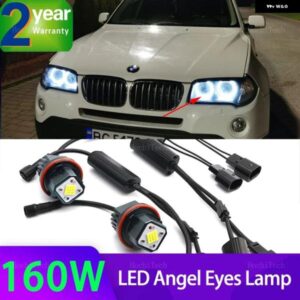 BMW 160ワット LED エンジェルアイズ マーカーライト 電球 E39 E53 E60 E61 E63 E65 E66 E87 525I 530I XI 545I X3 M5 X5 00-09