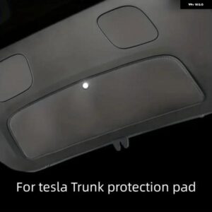 テスラ モデルY トランク テールゲートガード パッド レザーリア トランク ドア ステッカー 防汚マットアクセサリー