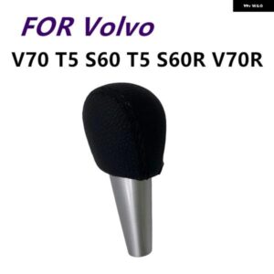 ボルボ ギア シフト ノブ V70 T5 S60 T5 S60R V70R 2004-2008 レザーレバー シフター ハンドボールハンドルスティック スタイリング