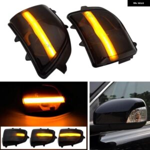 ボルボ 2個 LED ダイナミックサイド ウイング バックミラー ウィンカー インジケーター ウインカーライト リピーター XC90 2007-2014 XC70 2008-2012