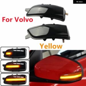 ボルボ LED ダイナミックウィンカー ライトサイドバックミラー インジケーター ウインカーランプ C30 C70 S40 S60 V40 V50 V70 08-2010 S80