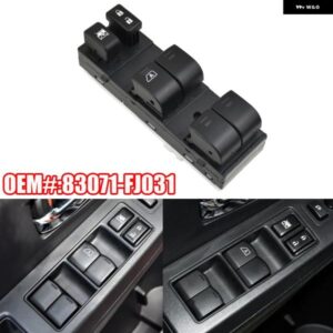 スバル 83071-FJ031 左フロントマスターパワーウィンドウリフター コントロール スイッチ ボタン 83071FJ031 XV 2011