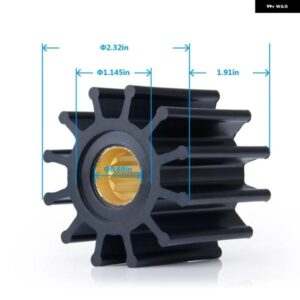 ボルボ ウォーター ポンプ インペラジョンソン F6B-9 V8 ポンプ ペンタ 21951354 船外機 12 ブレードボート部品アクセサリー