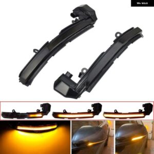 ジャガー 2個 LED ダイナミックサイドミラー シーケンシャル ウィンカーライト XE XF XJ F-TYPE XK XKR I-PACE X7