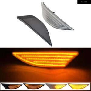 ポルシェ ボクスター ケイマン 982 981 718 スパイダー 991 911 カレラ 2個 LED サイドマーカー ウィンカーライトシーケンシ