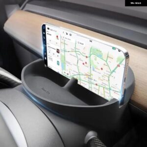 テスラ モデルY 3 電話 ホルダー HUD ディスプレイ マウント リア オーガナイザー ステアリングホイール サングラス 収納 ボックス モ