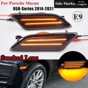 ポルシェ LED サイド マーカーライト アンバー ウィンカーランプ 95B945119 95B945120 マカン 95Bシリーズ 2014-18