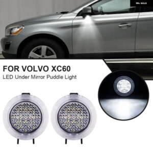 ボルボ 2個 LED サイドミラー パドルライト XC60 2009-13-2017 カーテシランプ O E-SPEC 31217287