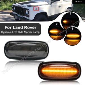 ランドローバー ディスカバリー 2 ディフェンダー 1998-2016 フリーランダー LR2 MG ローバー 1999-2005 LED サイドマーカー ウインカー ウィンカーライト