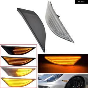 ポルシェ LED ダイナミックサイド マーカーライト ウィンカーウインカー インジケータランプ 991 911 カレラ 982 981 ボクスターケ