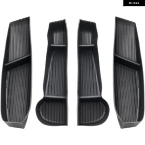テスラ ドアサイド 収納 ボックス モデルY 2021-2024 TPE 素材 ホルダー アームレスト ハンドル トレイ ビン ゴミ オーガナイザ