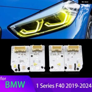 BMW イエロー DRL エンジェル アイ ボード 1シリーズ F40 116I 118I 120I 128TI M135I 116D 118D 120D 2019-2024 デイタイム ライト 63119448115