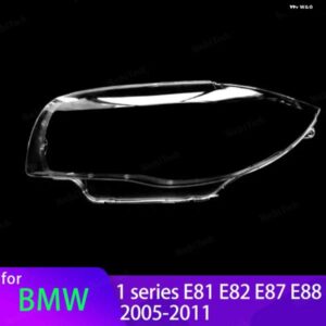 BMW ヘッドライト カバー 1シリーズ E81 E82 E87 E88 2005-2011 クリア ハウジング フロント ヘッドライト レンズ シェルガラスランプカバー