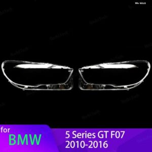 BMW ヘッドライト カバー 5シリーズ GT 5GT F07 2010-2016 クリア ハウジング フロント ヘッドライト レンズ シェルガラスランプカバー