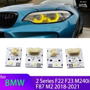 BMW 黄色 DRL LED ボード 2シリーズ F22 F23 M240I F87 M2 フェイスリフト 2018-2021 デイタイム ランニングライト 63117494851 63117494852