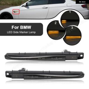 BMW 2X LED ウィンカーライト E90 E92 E93 セダン クーペ コンバーチブル 2007-2013 LED ダイナミック サイド マーカー インジケーター ウインカー ライト
