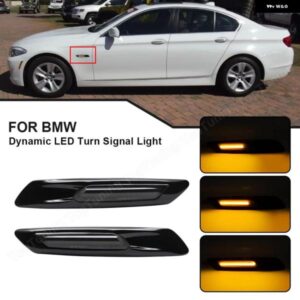BMW 2個 LED ウィンカーライト 5シリーズ F10 F11 LED サイドマーカーランプ 528I 528IX 535I 535IX 550I 550IX 2011-2013
