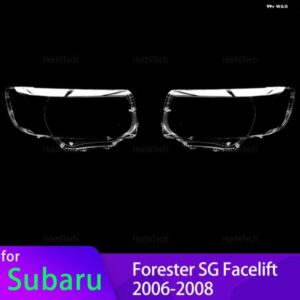 スバル フォレスター SG フェイスリフト 2006-2008 ヘッドランプ レンズ ガラスシェルマスクク リアランプ シェード シェード フロ