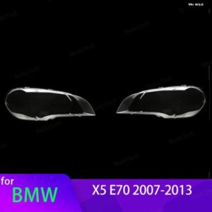 BMW ヘッドライト カバー X5 E70 2007-2013 クリア ハウジング フロント ヘッドライト レンズ シェルガラスランプカバー