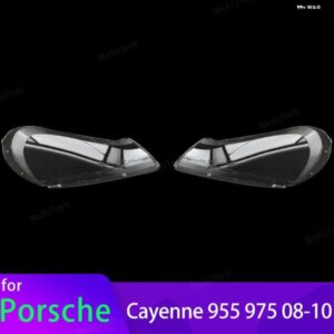 ポルシェ ヘッドライト カバー カイエン S GTS E1 9PA 955 957 08-10 クリア ハウジング フロント ヘッドライト レンズ