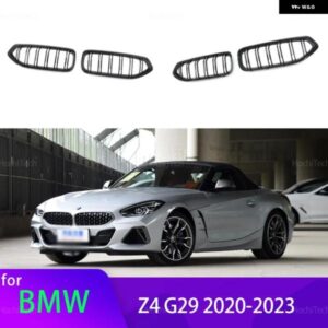 BMW Z4 G29 ロードスター M40I SDRIVE 25I 2020-2024 ルック車 グリル フロントキドニー 2 ラインダブルスラットカー スタイリング
