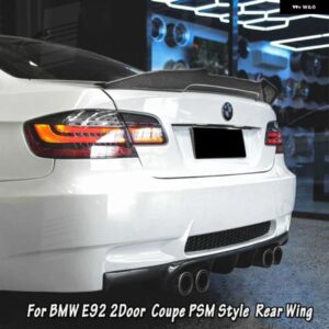 BMW E92 M3 330I 330D 335I 328I 2006-2013 リアルーフ スポイラー PSM スタイル リア トランク ブーツ リップ スポイラー ウィングリアテールウィング