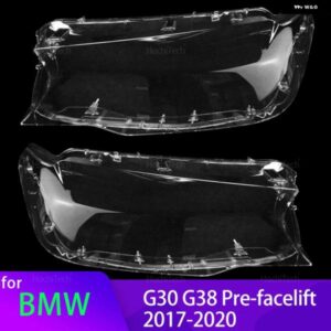 BMW 5シリーズ G30 G38 2017-20 ヘッドランプ カバー ヘッドライト レンズ ガラスカバー ランプシェード ブライトシェルレンズ カバー