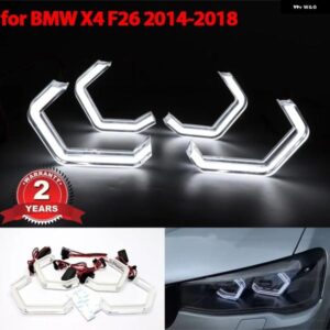 BMW X4 F26 2014-2018 XDRIVE20I XDRIVE28I XDRIVE35I M40I CONCEPT M4 アイコニック スタイル LED エンジェル アイ リング
