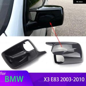 BMW X3 X 3 E83 2003-2010 M LOOK ミラー カバー 交換用バックミラー ケースカバー ツール付き