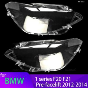 BMW 1シリーズ F20 F21 フェイスリフト前 2012-2014 ヘッドライト カバー ランプシェード 防水 ブライト シェル カバー ランプ クリア レンズ カバー