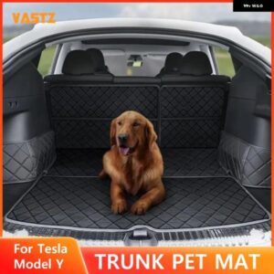 テスラ カーゴライナー モデルY 2017 2024 犬リア トランク パッド ペットマット 防水 トレイマット トランク アクセサリー