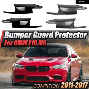 BMW F10 M5 2011-17 フロントバンパー スプリッター リップ スポイラー スプリッター 外装 チューニング ABS グロスブラック