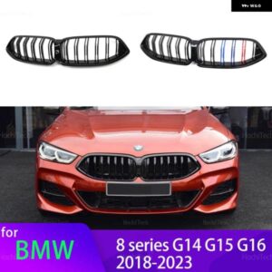 BMW 8シリーズ G14 G15 G16 2019-22 M カラー/グロスブラックフロントバンパー キドニー グリル スタイリング