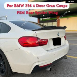 BMW PSM スポイラー キャップ F36 4 ドアグランクーペ 420I 420D 430I 440I 428I 435I 2014-2021 リア トランク ブーツ リップ スポイラー チューニング