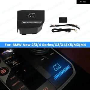 BMW LED セントラ ル コントロール M マーク 装飾 ライト 3シリーズ X3 X4 X5 M3 G20 M340I セントラ ル コントロール アンビエントライト