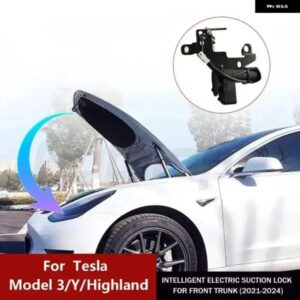 テスラ フロントスペア ボックス 電気錠ソフトクロージング モデル3 Y XS 2021-2024 自動吸着簡単インストール
