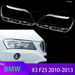 BMW X3 F25 2010-13 左右の自動 ヘッドランプ カバー ヘッドライト キャップランプシェード ハウジング ランプシェルガラスレンズ