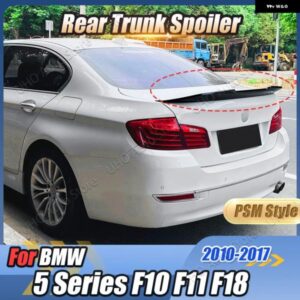 BMW 5シリーズ F10 F18 M5 520I 525I 528I 530I 535I 2010-2017 PSM スタイル リア スポイラー ウイング トランク リップテール トランク スポイラー トリム