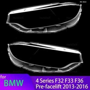 BMW クリアフロント ヘッドライト レンズ ランプカバー ランプシェード 4シリーズ F32 F33 F36 フェイスリフト前 2013-16