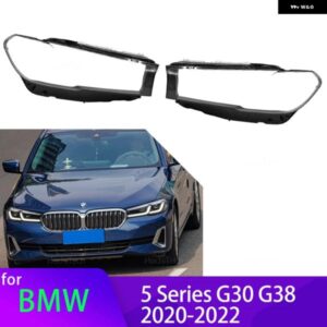 BMW 自動車アクセサリー交換クリアPC ライトシェル ヘッドライト レンズ カバー 5シリーズ G30 G38 2020 2021 2022