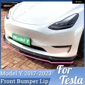テスラ 3個 車フロントアンダーバンパー カナード リップスプリッター モデルY 2017-23 外装 ディフューザー チューニング