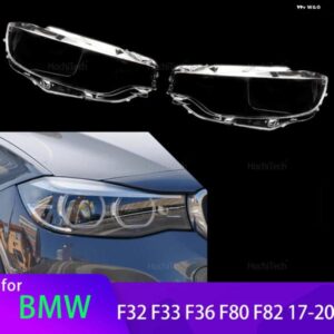 BMW 自動車アクセサリー交換クリアPC ライトシェル ヘッドライト レンズ カバー 4シリーズ M4 F32 F33 F36 F80 F82 2017-2020