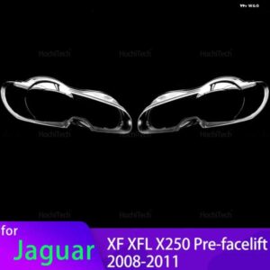 ジャガー ヘッドライト カバー XF XFL X250 フェイスリフト前 2008-2011 クリア ハウジング フロント ヘッドライト レンズ