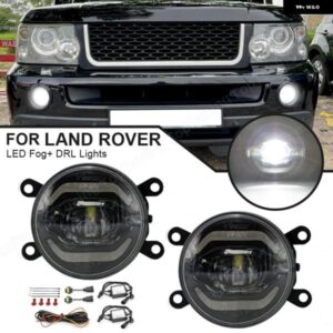 ランドローバー 2X LED フォグランプ アセンブリ レンジローバー スポーツディスカバリーフリーランダー 2 DRL デイタイム ランニングライト フォード