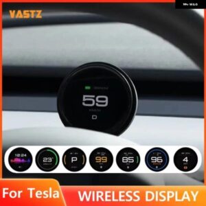 テスラ ワイヤレス磁気充電カーコードメーター モデル3 Y コードメーター 合金 素材充電電話 マウント
