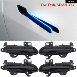 テスラ 電動 ドアハンドル モデル3 Y 2025 ジュニパー 2022-24 ハイランド 自ダイナミックにアウト自動存在 ドアハンドル