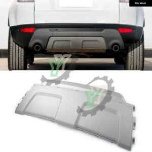 ランドローバー 2012-2018 レンジローバー EVOQUE ピュア ABS グレーリアバンパー カバー トリム プレートボード 1個