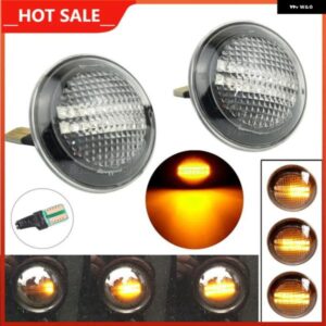 ランドローバー ダイナミック LED ウインカー サイド マーカー ライト レンジローバー L322 2002-2012 リピーター シーケンシャル フラッシャー ウインカー